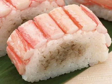 25 Legnépszerűbb japán tekercs és a sushi - japán apa (Makidzusi füstölt angolna) 25 Legnépszerűbb japán tekercs és a sushi - japán apa
