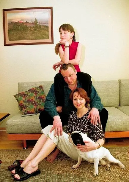 70 Fotók Anastasia Zavorotnyuk, a férje és a gyerekek (a lánya Anna és fia Michael)