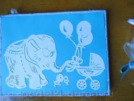 Album az újszülött a technika scrapbooking, egy doboz ötletek és műhelyek