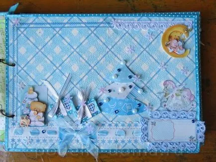Album az újszülött a technika scrapbooking, egy doboz ötletek és műhelyek