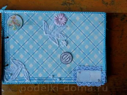 Album az újszülött a technika scrapbooking, egy doboz ötletek és műhelyek