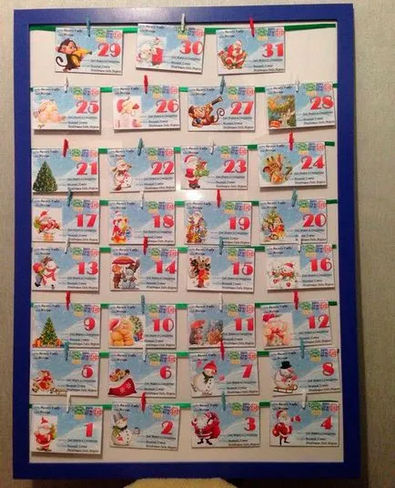 Adventi naptár gyerekeknek saját kezűleg, 47 ötleteket adventi naptár (kéz) Adventi naptár gyerekeknek saját kezűleg, 47 ötleteket adventi naptár