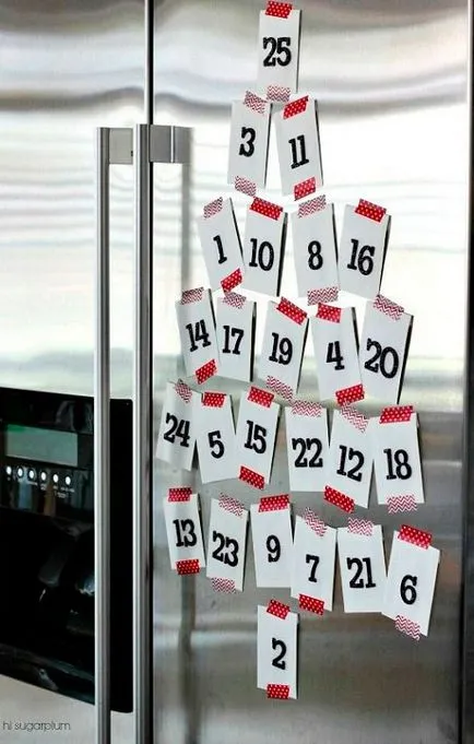Adventi naptár gyerekeknek saját kezűleg, 47 ötleteket adventi naptár (gyermek) Adventi naptár gyerekeknek saját kezűleg, 47 ötleteket adventi naptár