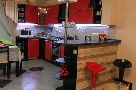 A bárpult Kitchen fotógaléria (90 valós fotó), konyha tervezés, belsőépítészet, javítás, fotók