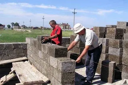 Fa-beton blokkok saját kezűleg a gyártási technológia, a hátránya, vélemények