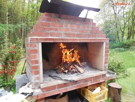 Barbecue téglából kezét videó használati és poryadovkoy (kéz) Barbecue téglából kezét videó használati és poryadovkoy