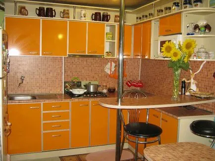A bárpult Kitchen fotógaléria (90 valós fotó), konyha tervezés, belsőépítészet, javítás, fotók