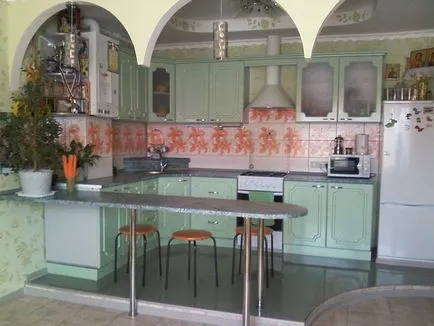 A bárpult Kitchen fotógaléria (90 valós fotó), konyha tervezés, belsőépítészet, javítás, fotók