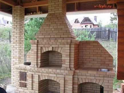 Barbecue téglából kezét videó használati és poryadovkoy (saját) Barbecue téglából kezét videó használati és poryadovkoy
