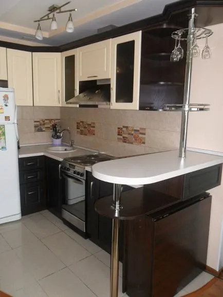 A bárpult Kitchen fotógaléria (90 valós fotó), konyha tervezés, belsőépítészet, javítás, fotók