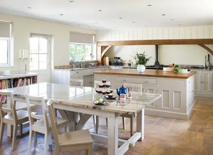 Beige konyha - új design ötletek 44 fénykép