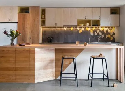 Beige konyha - új design ötletek 44 fénykép
