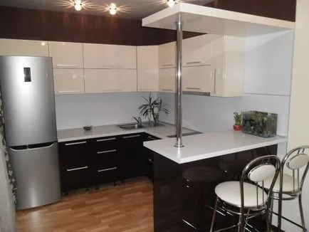 A bárpult Kitchen fotógaléria (90 valós fotó), konyha tervezés, belsőépítészet, javítás, fotók