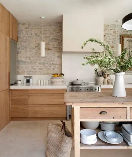 Beige konyha - új design ötletek 44 fénykép