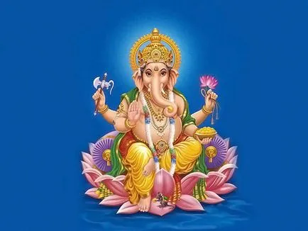 Isten Ganesha - az elefánt bölcsessége India, amely megfelel a vágy (a bölcsesség) Isten Ganesha - az elefánt az indiai bölcsességet kívánságokat teljesítő