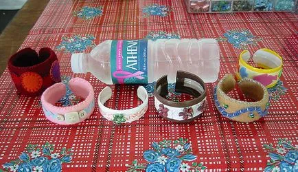Karkötő műanyag palack, egy doboz ötletek és műhelyek (üveg) Karkötő műanyag palack, egy doboz ötletek és műhelyek