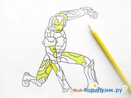Hogyan kell felhívni iron man ceruza