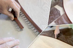 Mit és hogyan zárjuk az ízületek más laminált bevonatok