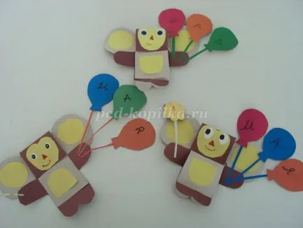Cheburashka papír saját kezével gyerekeknek