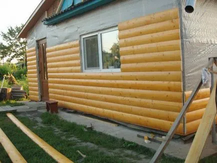 A jobb hüvelyébe a faház kívülről, hogyan matekrialom