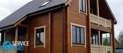 Hogyan kell festeni a fából készült ház kívülről, serviceyard-kényelmes otthon kéznél