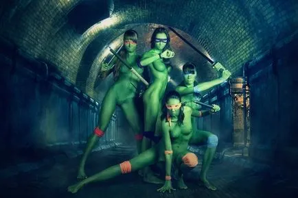 Teenage Mutant Ninja Turtles, Netlore Ninja Turtles, vallási karakter, karikatúrák