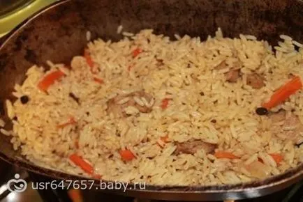 Mi a teendő, ha túlzásba pilaf - on