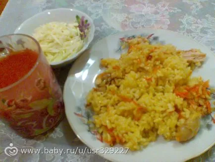 Mi a teendő, ha túlzásba pilaf - on