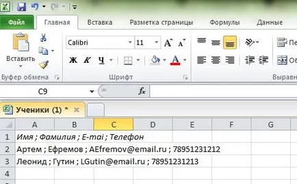 Mi a CSV-fájlt, és hogyan kell átalakítani, hogy az Excel