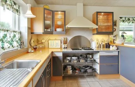 Cottage belső, gazdaság dekoráció rusztikus