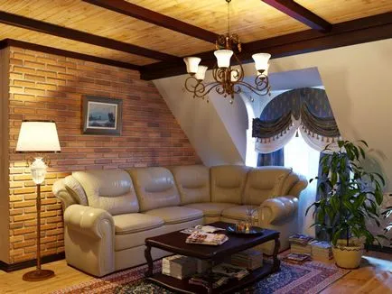 Cottage belső, gazdaság dekoráció rusztikus