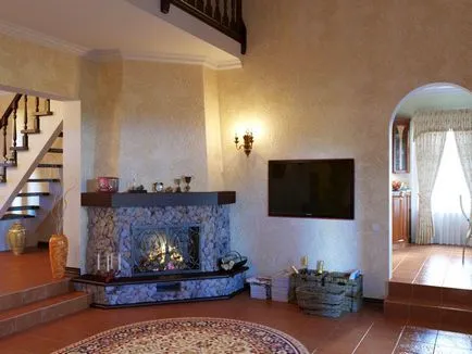 Cottage belső, gazdaság dekoráció rusztikus
