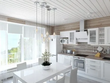 Cottage belső, gazdaság dekoráció rusztikus
