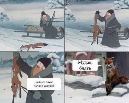 Madárijesztő ül róka - a népszerű mém Runet