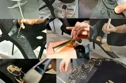 Díszíteni az asztalra a kezét decoupage, érmék, bungaló stílusú
