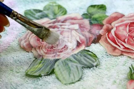 decoupage váza