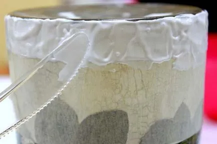 decoupage váza