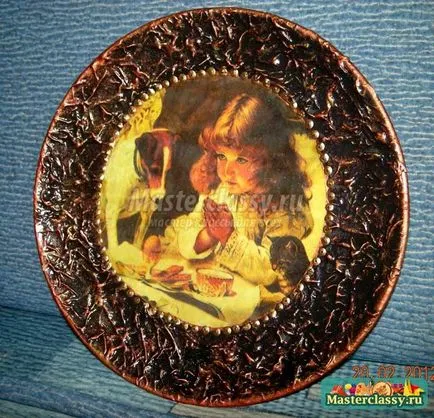 Decoupage lemezek ötletek és mesterkurzusok minden ízét (reverz decoupage lemezek) Decoupage lemezek ötletek és mesterkurzusok minden ízét