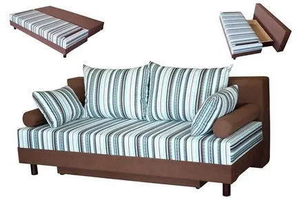 Sofa evroknizhka mechanizmusa átalakulás típusú kanapék, fotó (mechanizmus) Sofa evroknizhka mechanizmusa átalakulás típusú kanapék, fotók