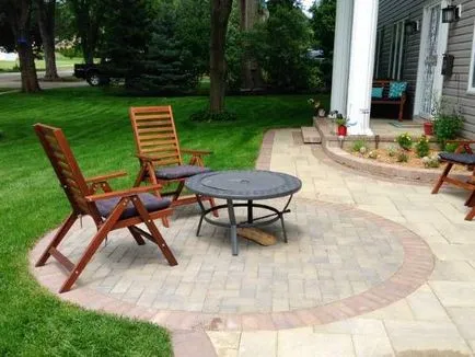 A design az udvar egy családi ház (34 fotó) létrehoz egy szép külső