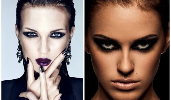 Saucy makeup- legjobb variáció lépésről lépésre (fekete tintával) Saucy makeup- legjobb variáció lépésről lépésre