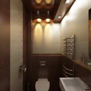 A design a WC, a WC kialakítása kis területen, felújított fürdőszoba, cikkek, órák, videók (körzet) A design a WC-vel, egy kis négyszögletes kialakítású WC, fürdőszoba felújítás, cikkek, órák, videók,