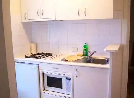 Kis konyha tervezés fotó kis négyzet, ötletek és megoldások tervezése, minták elegáns konyhák,