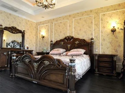 Hálószoba design klasszikus stílusban (20 fotó) dizájn (tervezés hálószoba klasszikus stílus) Hálószoba design klasszikus stílusban (20 fotó) tervezési jellemzők