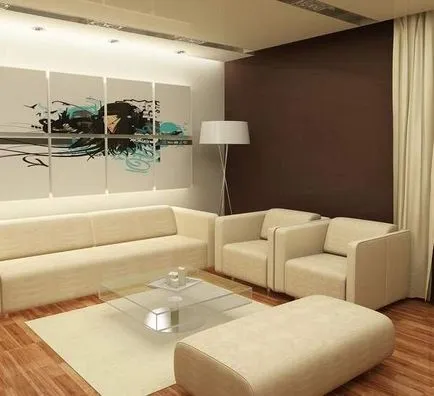 A design a nappali egy magánházban népszerű ötletek