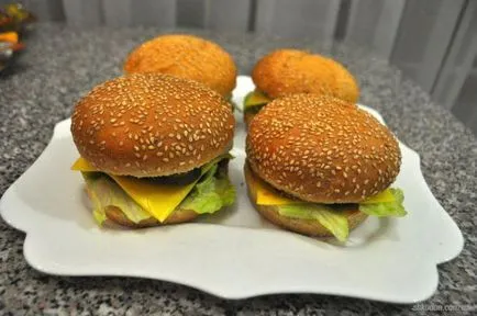 Házi hamburger egyszerű ízletes recept (recept) Házi hamburger egyszerű ízletes recept