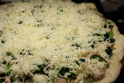 Házi pizza csirkével és sajttal - egy egyszerű recept (csirke) Házi pizza csirkével és sajttal - egy egyszerű recept