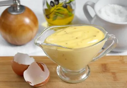 Házi majonéz - Majonéz recept otthon - hogyan (mustár teáskanál) Házi majonéz - Majonéz recept otthon - hogyan