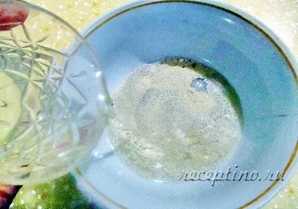 Házi pizza csirkével és sajttal - lépésről lépésre recept fotók