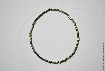 Kétoldalú twining cabochon - Fair Masters - kézzel készített, kézzel készített